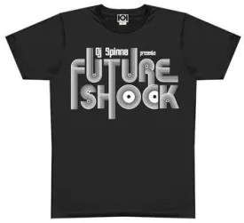 101 Apparel x DJ Spinna - Future Shock Men's Shirt, Black   Mix CD