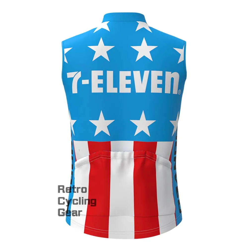 1990s 7-ELEVEN Fleece Retro Cycling Vest