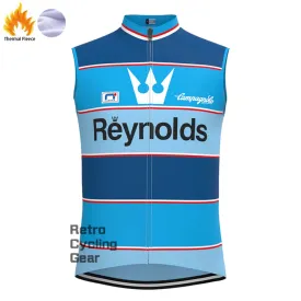 1990s blue Reynolds Fleece Retro Cycling Vest