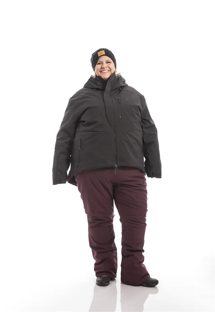 3 - in- 1 Plus Size Swiss System Jacket | Black