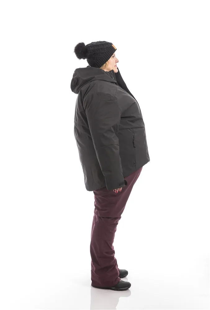 3 - in- 1 Plus Size Swiss System Jacket | Black