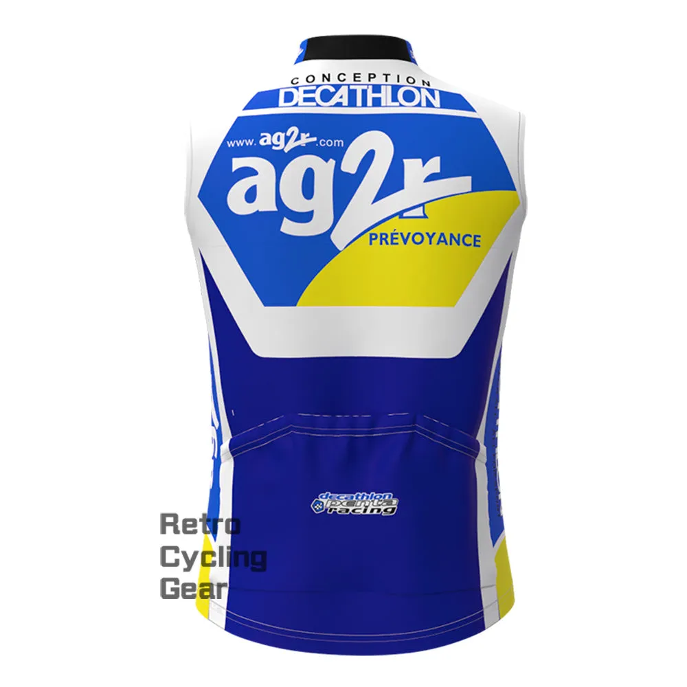 AG2R Fleece Retro Cycling Vest