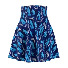 Disney Haunted Mansion Hitchhiking Ghosts Women's Skater Skirt