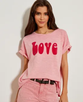 Five Bubblegum Ruby Pink Love T-Shirt