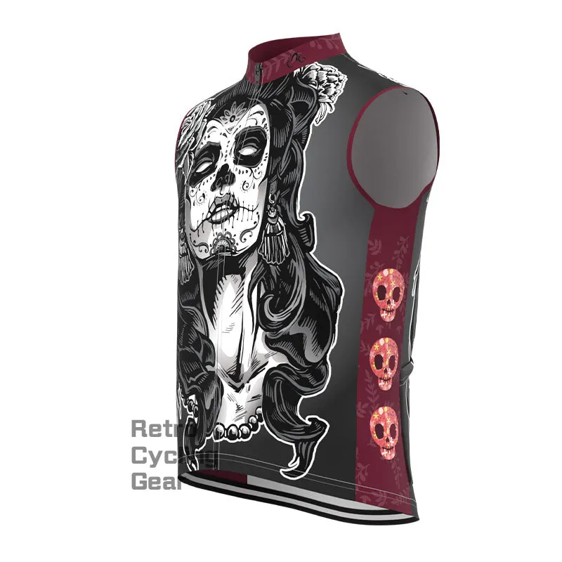 Fleece skull Cycling Vest