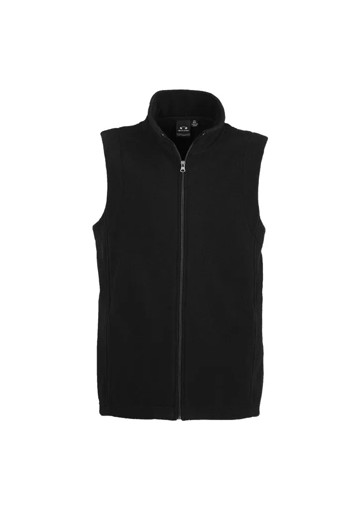 Mens Plain Essential Micro Fleece Vest