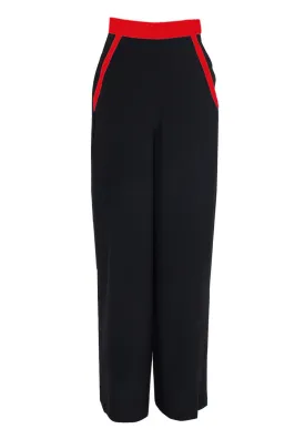 Monochrome - Black Pants (Red)