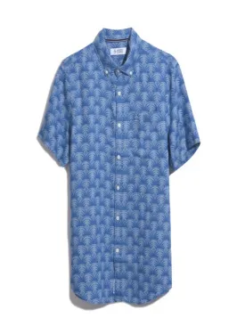 Original Penguin® SS Delave Summer Shirt/Tourmaline - New SS24