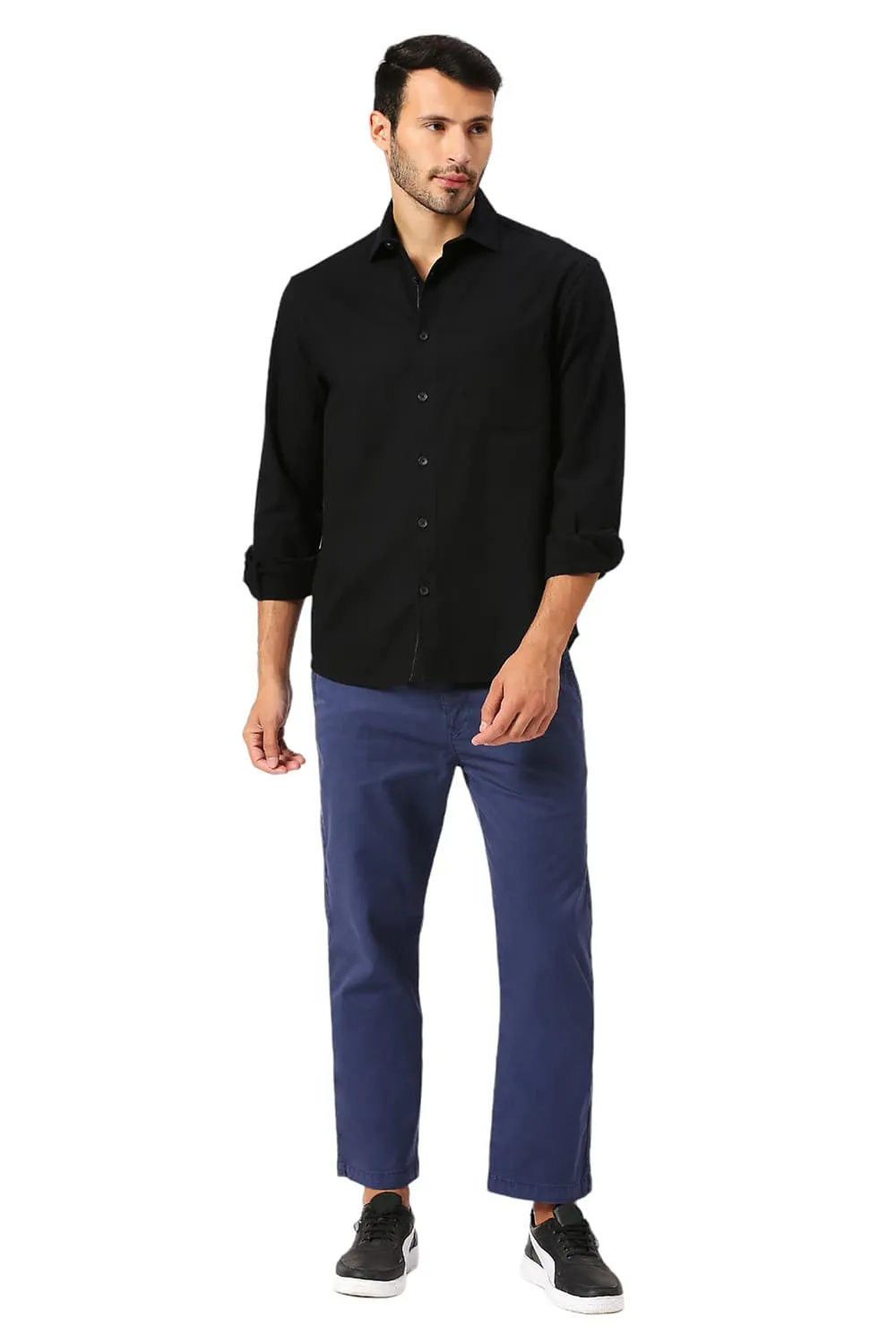 Relaxed Fit Cotton Hopsack Slub Dobby Shirt