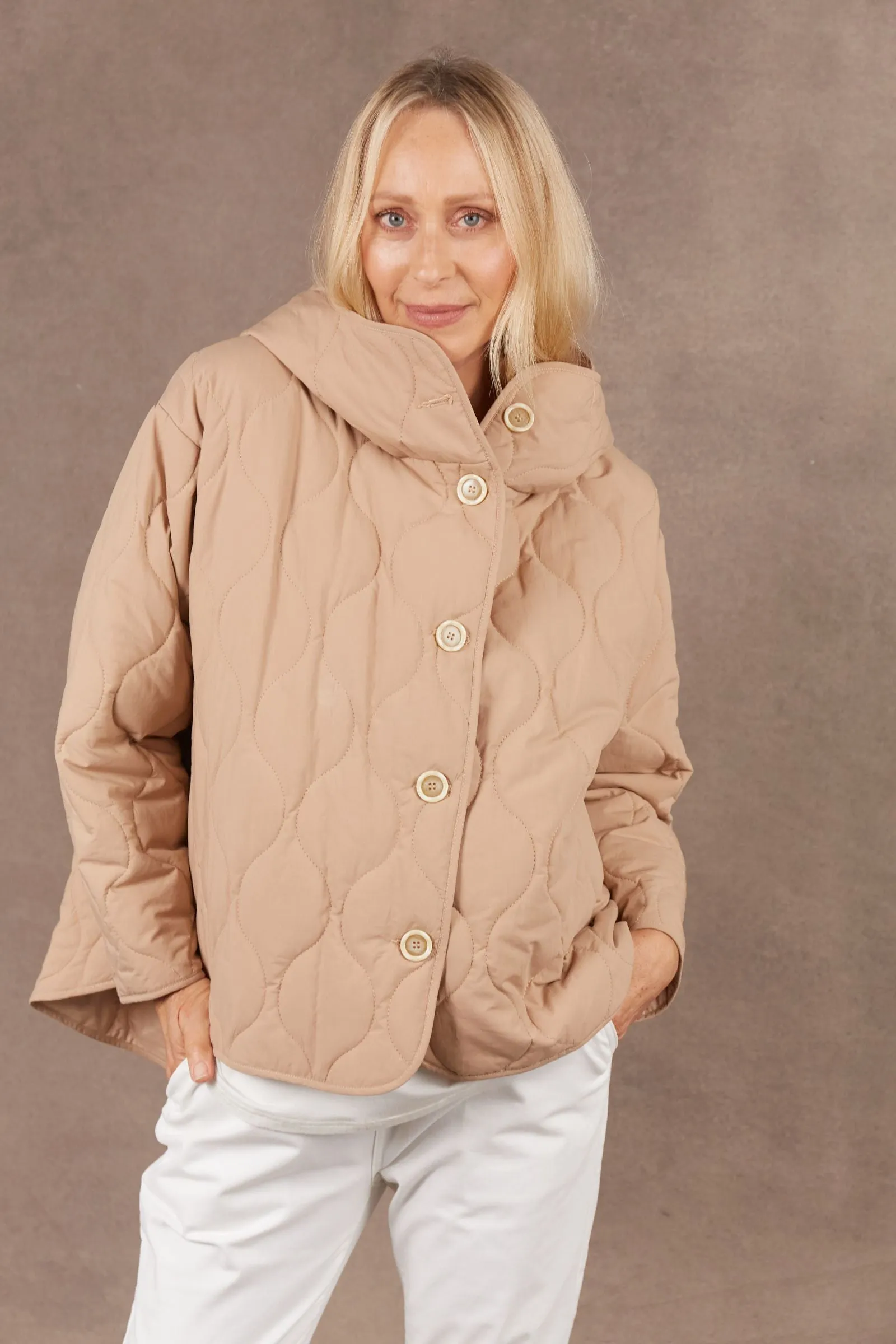 Ribe Hood Jacket - Putty